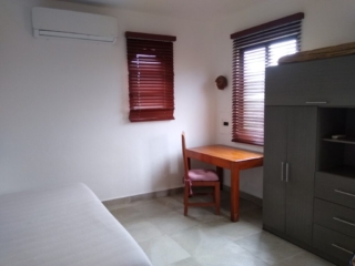 Desk and storage
